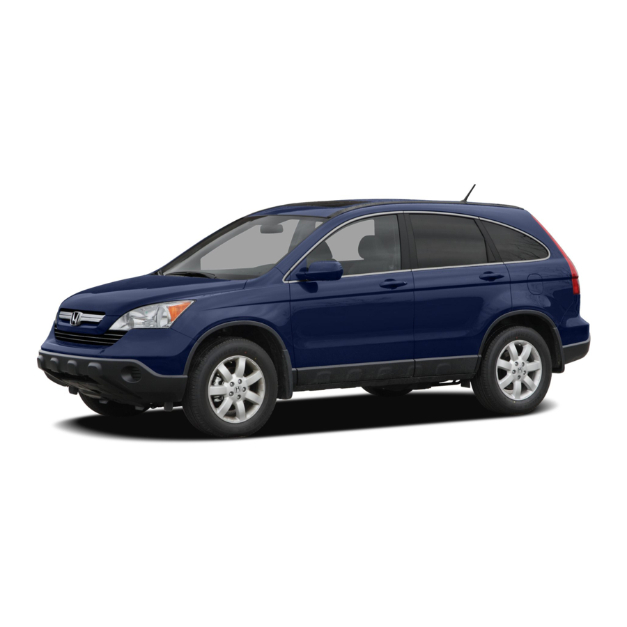 HONDA CRV 2007 NAVIGATION MANUAL Pdf Download ManualsLib