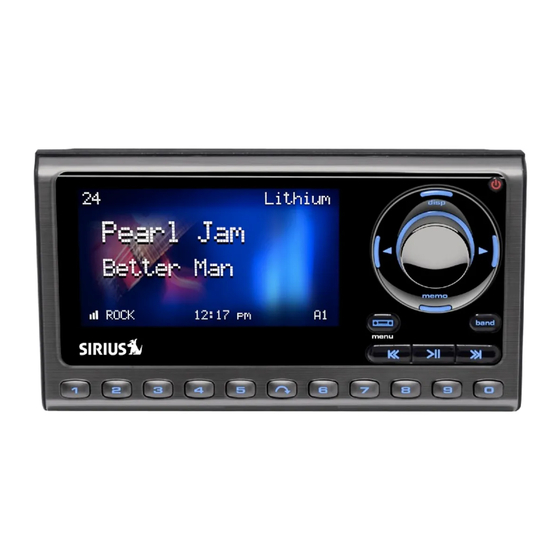 SIRIUS SATELLITE RADIO SPORTSTER 6 USER MANUAL Pdf Download ManualsLib
