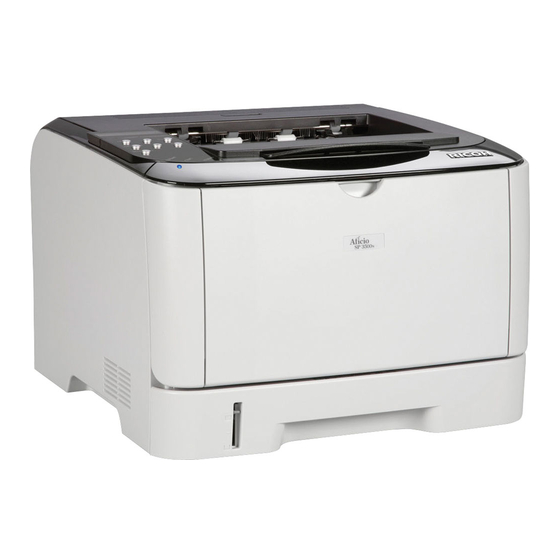 LANIER SP 3500N QUICK MANUAL Pdf Download ManualsLib