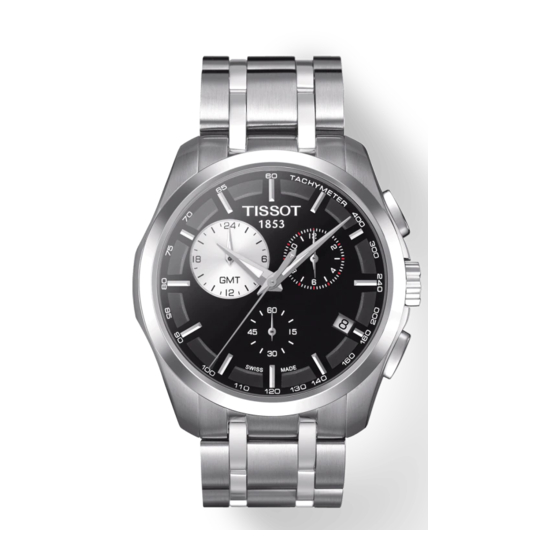 TISSOT GMT USER MANUAL Pdf Download ManualsLib