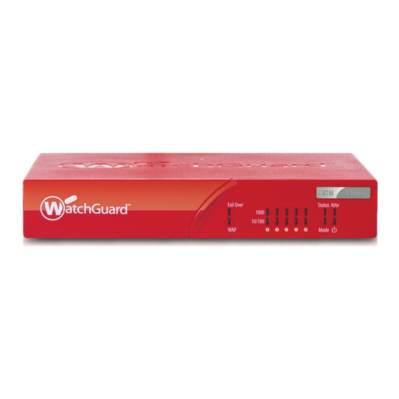 WATCHGUARD XTM 33 HARDWARE MANUAL Pdf Download ManualsLib