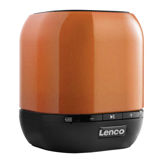 lenco bluetooth speaker bts 110