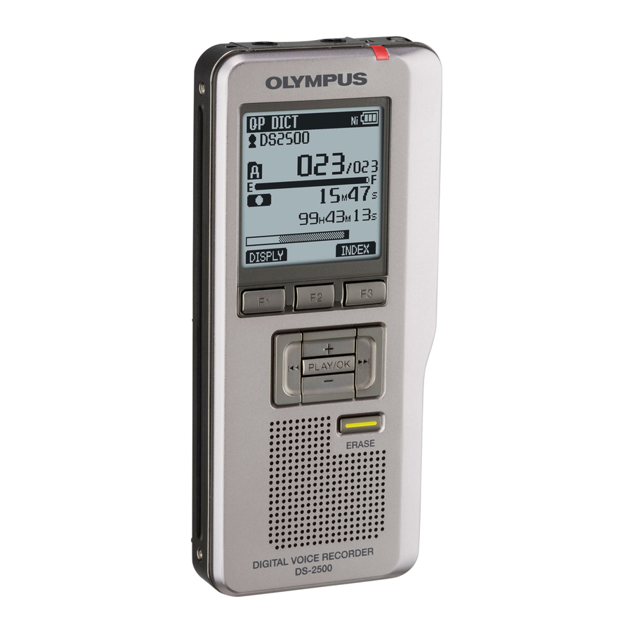 olympus ds 2500 digital voice recorder software download
