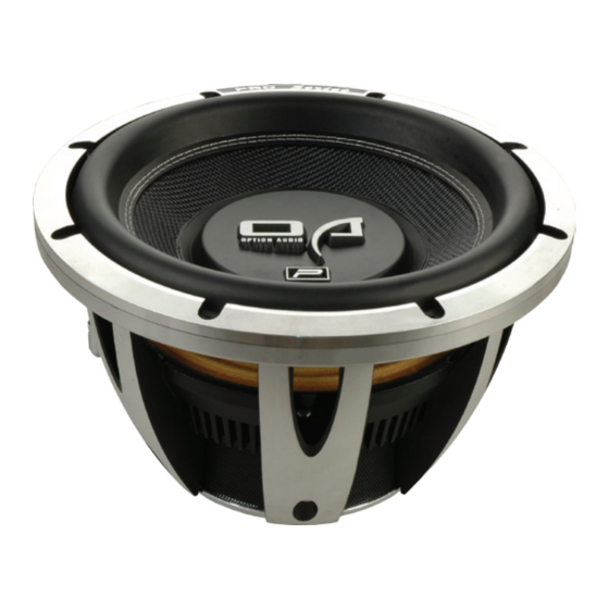 option audio 12 inch sub