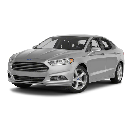 14 2014 Ford Fusion owners manual with Navigation/SYNC