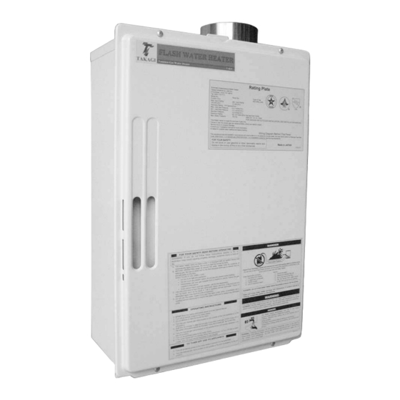 TAKAGI T-KJR INSTALLATION MANUAL AND OWNER'S MANUAL Pdf Download |  ManualsLib