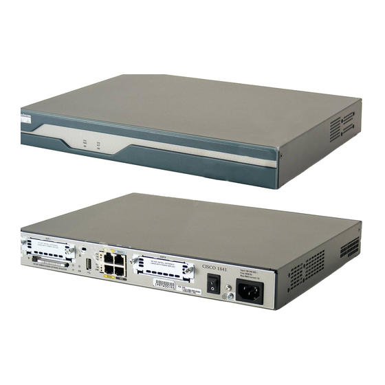 Cisco 800 series Configuring