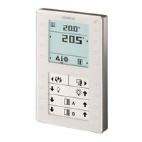 Siemens QMX3.P74-1BSC Instruction Manual