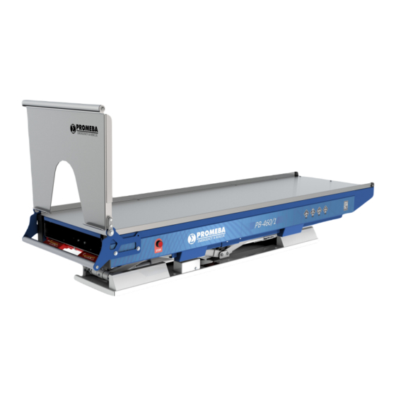 Promeba PB460/0 User Manual
