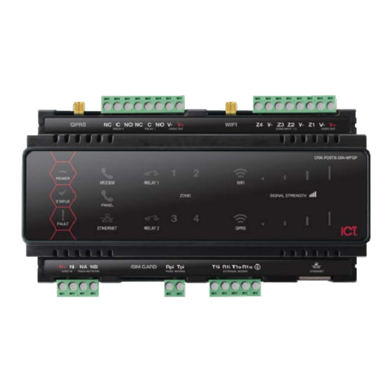 ICT CRX-POSTX-DIN Installation Manual