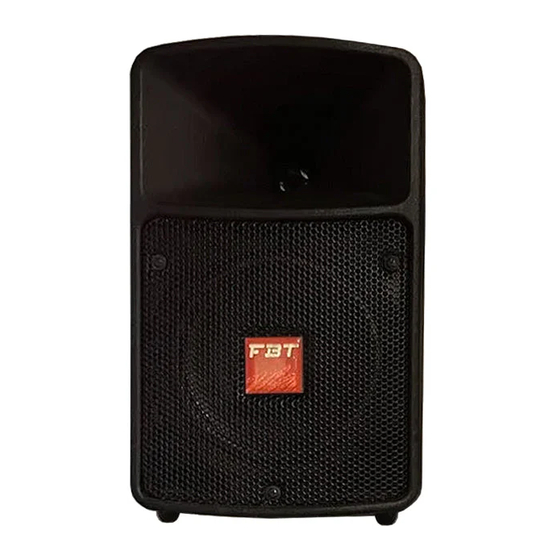 Fbt AMICO 100 Operating Manual