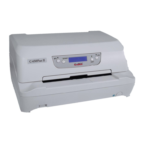 Godex C-650Plus II User Manual