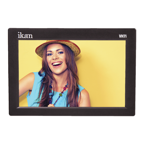 Ikan 7" HDMI LCD Monitor with IPS Panel Quick Start Manual