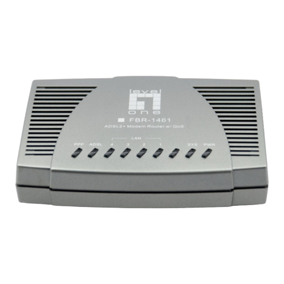LevelOne FBR-1461 Quick Installation Manual