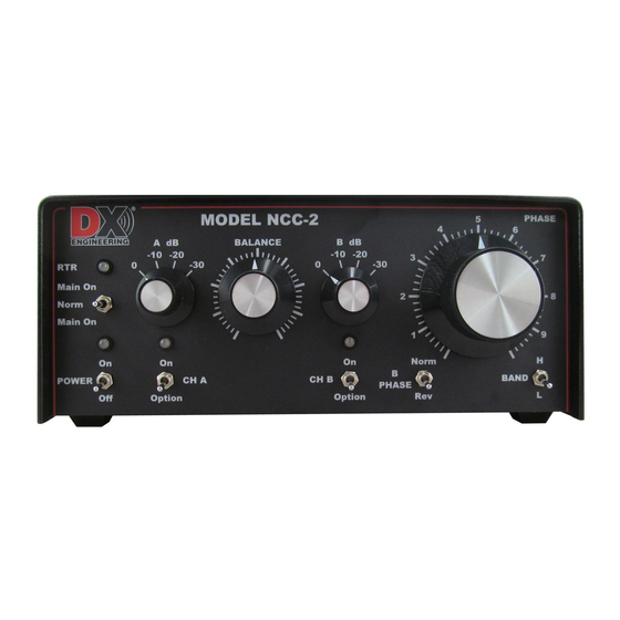 DX Engineering DXE-NCC-2 Manual