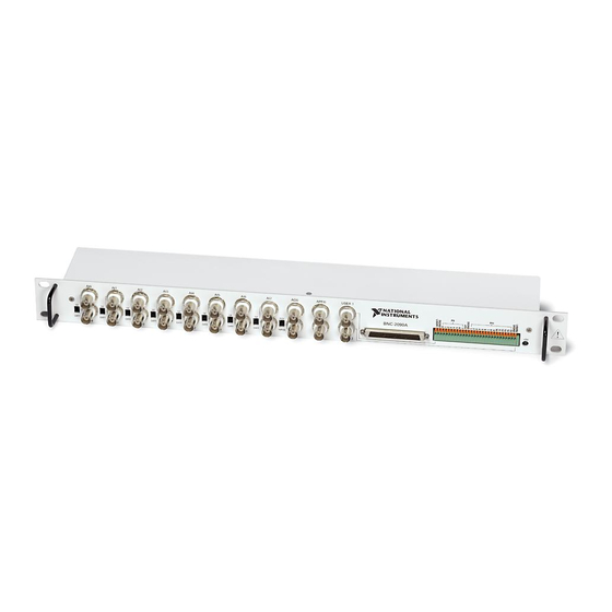 National Instruments BNC-2090A Quick Start Manual