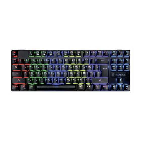 Real-El M28 TKL RGB User Manual