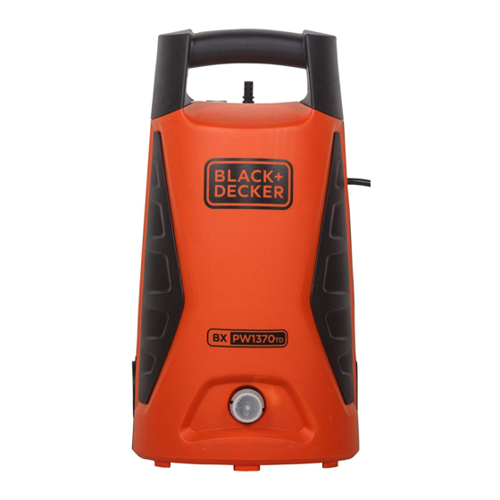 Black+Decker PW 1370 TD Original Instructions Manual