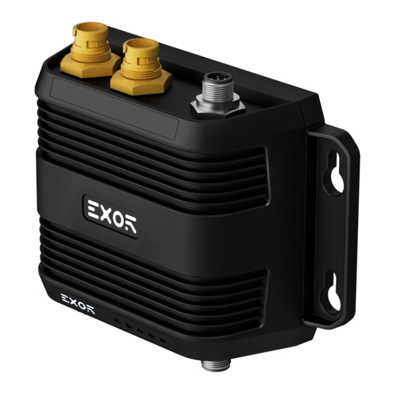 Exor eXware705 Installation Manual