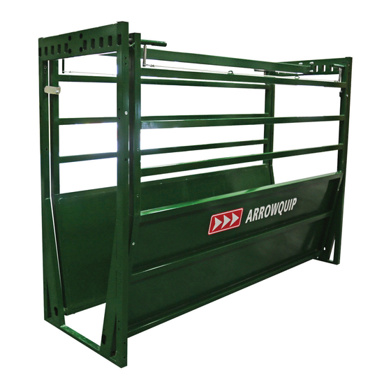 Arrowquip EASY FLOW CATTLE ALLEY Product Manual