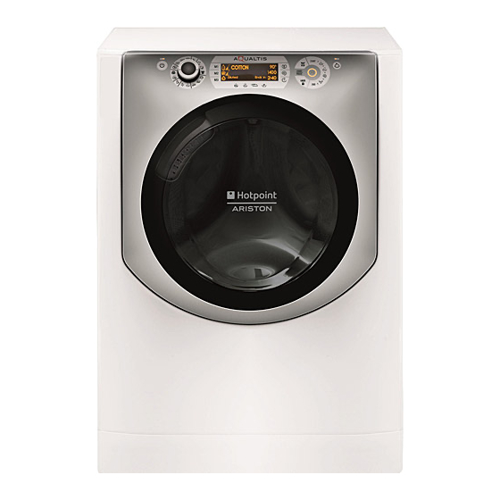Hotpoint Ariston AQUALTIS AQ104F 29 Instructions For Installation And Use Manual