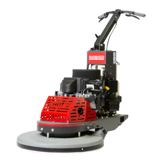 SCANMASKIN BURNISHER SX Manual