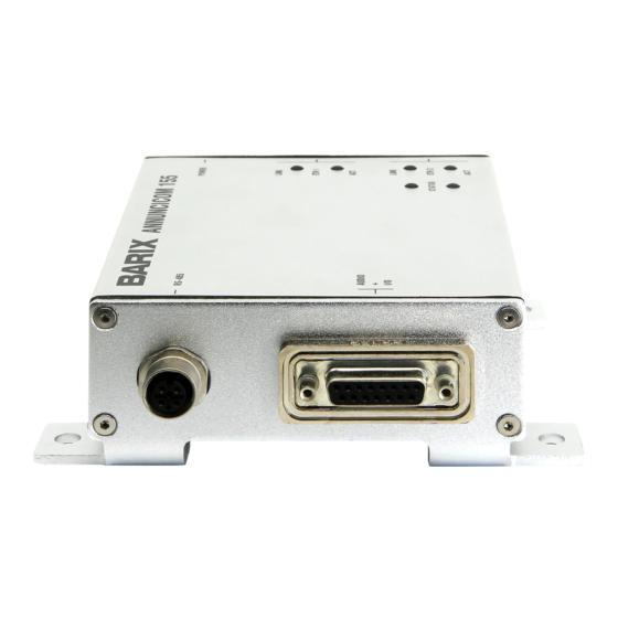 BARIX ANNUNCICOM 155 Quick Install Manual