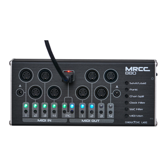 Conductive Labs MRCC 880 Manuals
