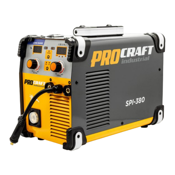 PROCRAFT SPI 320 User Manual