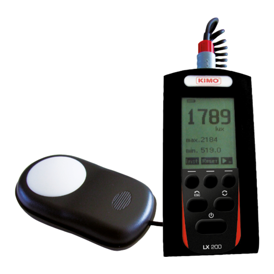 sauermann LX 200 Quick Start Manual