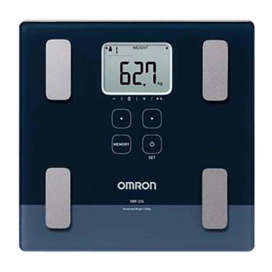 Omron BodySCAN HBF224 Body Composition Monitor Manual ManualsLib