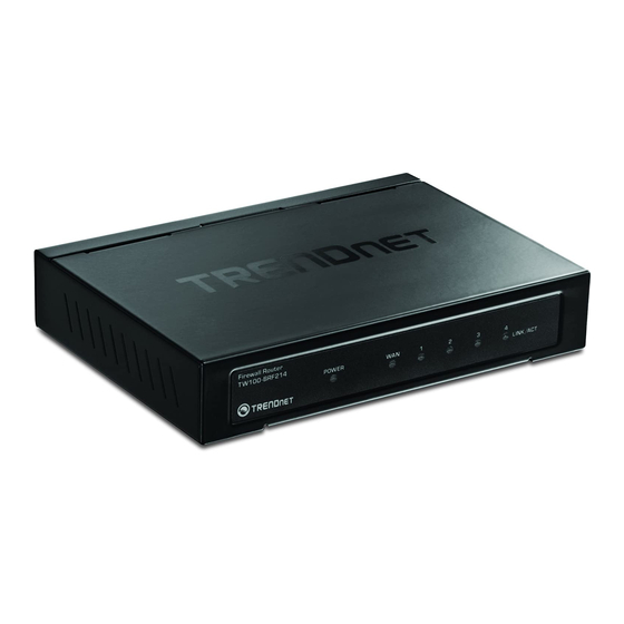 TRENDnet TW100-BRF214 User Manual