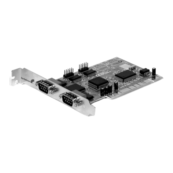 StarTech.com PCI4S550N Instruction Manual