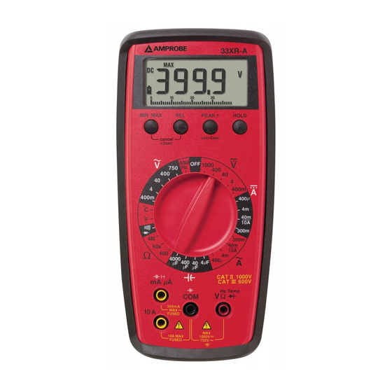 Amprobe 33XR-A User Manual
