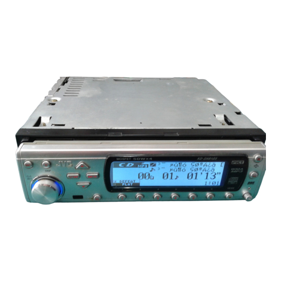 JVC KD-SH9105 Service Manual