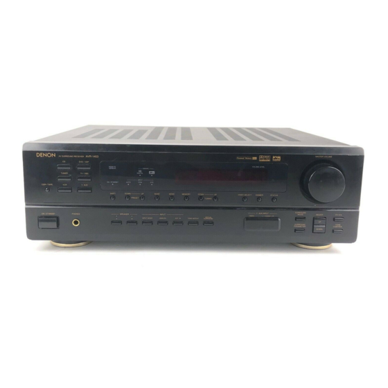 Denon AVR-1403 Service Manual