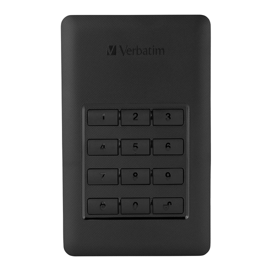 Verbatim Store ‘n’ Go Secure Portable HDD / SSD User Manual