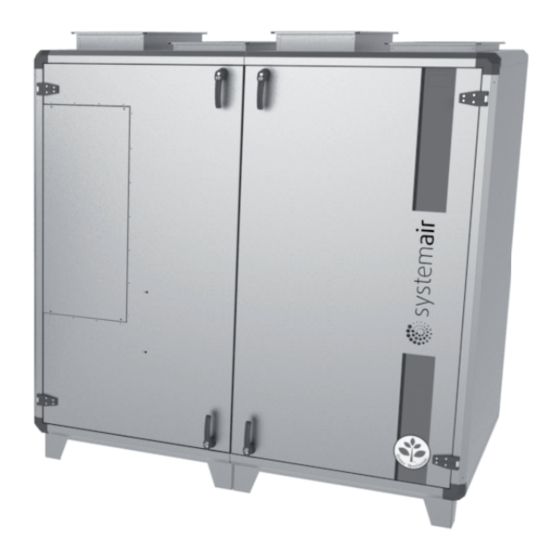 SystemAir Topvex SR 09, Topvex SR 11, Topvex TR 09 Installation Instructions Manual