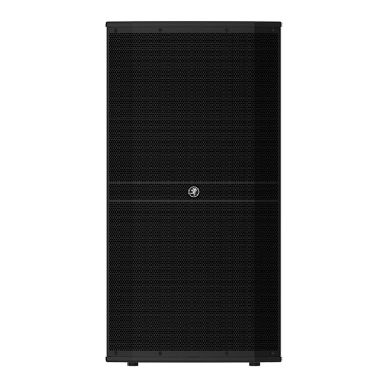 Mackie DRM215-P Owner's Manual