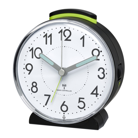 User Manuals: TFA 60.1515 Radio-Controlled Alarm Clock