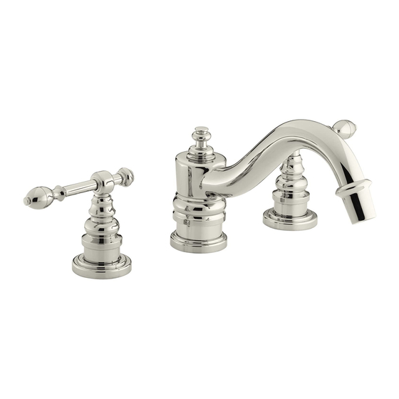 Kohler K-T6906 Installation Manual