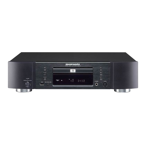 Marantz SA8003 User Manual