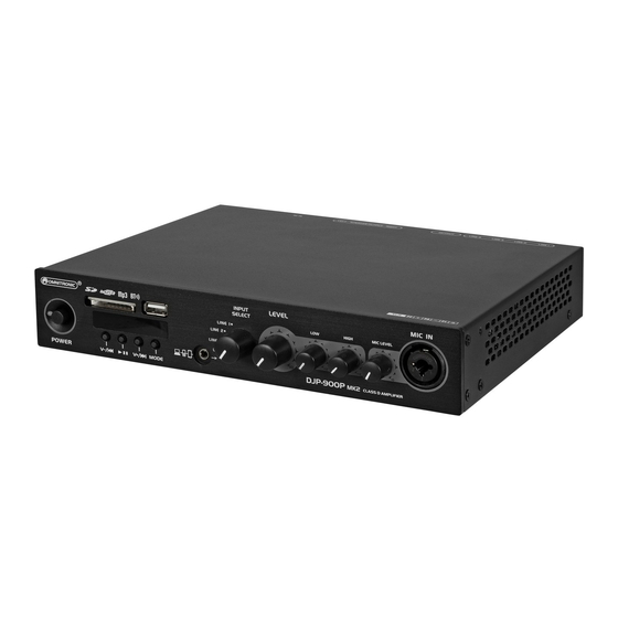 Omnitronic DJP-900P MK2 User Manual