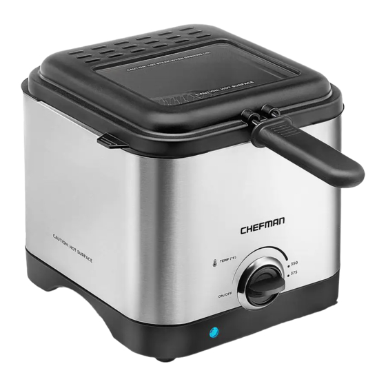 Chefman Fry Guy RJ07-15-SS Manuals