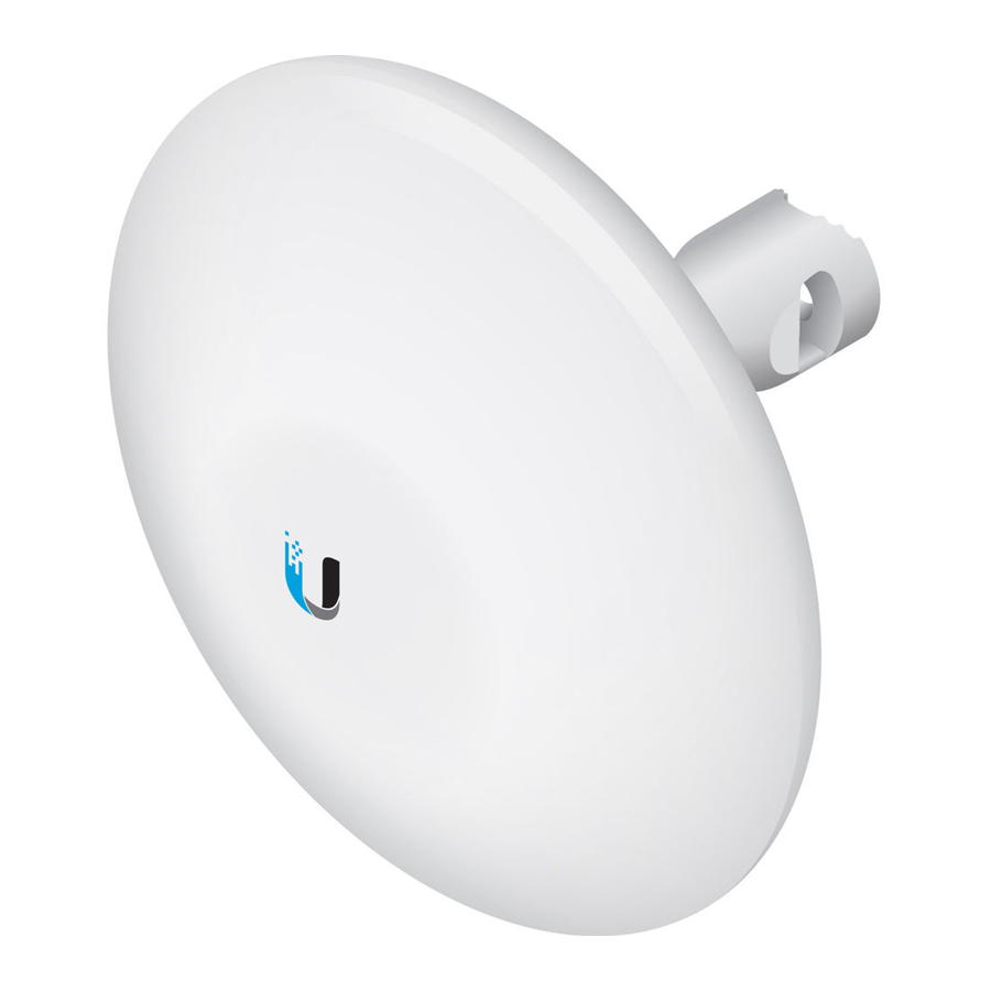 UBIQUITI NanoBeam ac NBE-5AC-19 Quick Start Guide