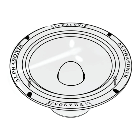 Alphasonik MAYHEM MPRO654 Manual