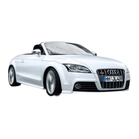 Audi TT Pricing And Specification Manual
