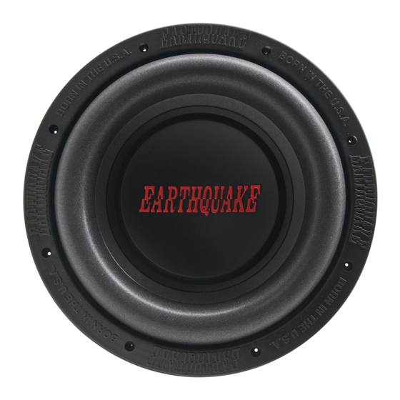 EarthQuake DB-10 Installation & Reference Manual