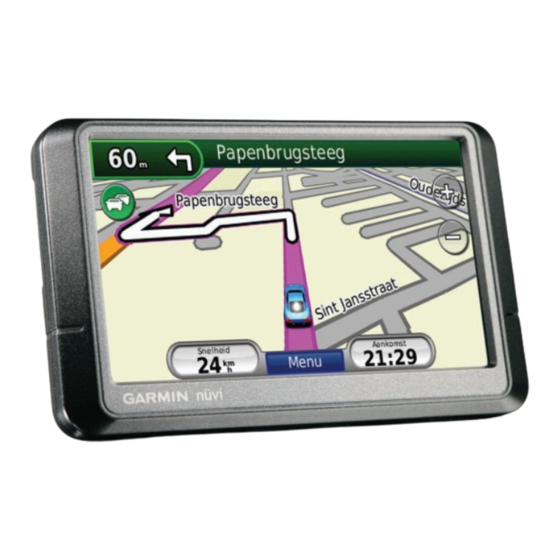Garmin nuvi 205W-serie Manual