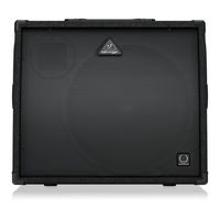 Behringer ULTRATONE KXD15 Quick Start Manual